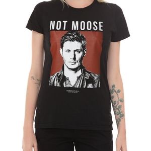 Supernatural Dean Winchester Woman's T-shirt + Bonus Pins!